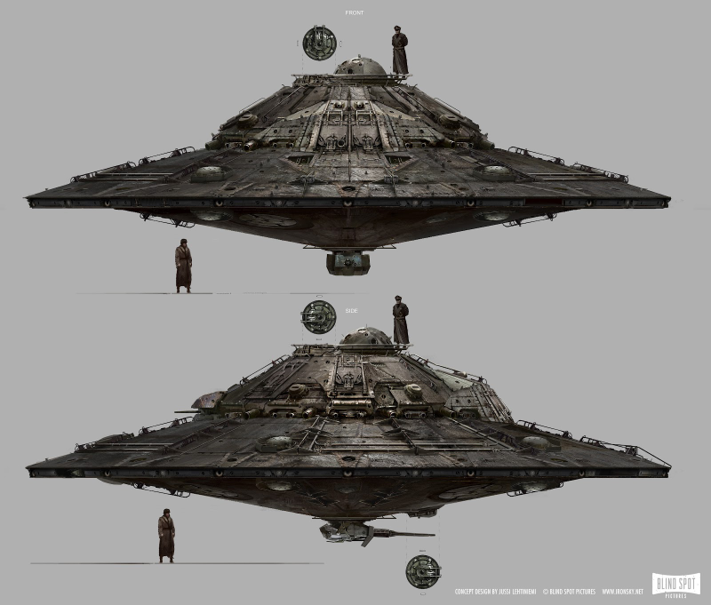 Illustration for article titled Fantastic Concept Art from the "Moon Nazi" Movie Iron Sky